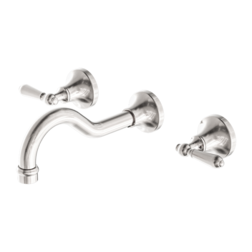 خلاط مغسلة جداري 3 فتحة مع القلب المدفون اللون الن...