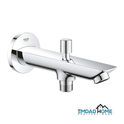 مصب مربع بمحول ماء كروم باو كوزمو جروهي / GROHE