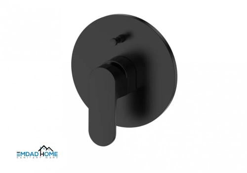 وجه خلاط دفن خطين أسود مطفي دائري شبيه كوزمو برونز...