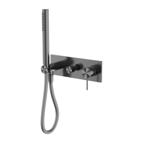 خلاط مع قاعدة جدارية و سماعة ولي ومحول اللون معدني...