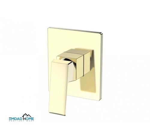 وجه خلاط دفن خط واحد ذهبي مربع برونزو / BRONZO