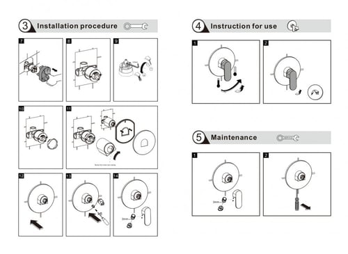 وجه خلاط دفن خط واحد دائري أسود مطفي برونزو / BRON...