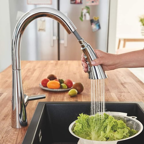 خلاط مطبخ سحاب كروم زيدرا جروهي / GROHE