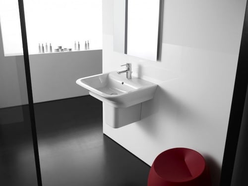 مغسلة The Gap مع عامود معلق 55سم روكا / Roca