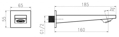 مصب ماء مربع كروم هزنت / Hesanit