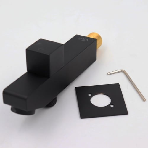 مصب مربع أسود مع محول ليما / LIMA