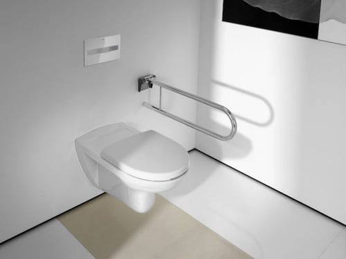 كرسي حمام معلق مع الغطاء روكا أكسس - احتياجات الخا...