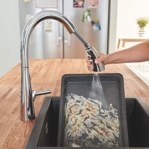 خلاط مطبخ سحاب كروم زيدرا جروهي / GROHE