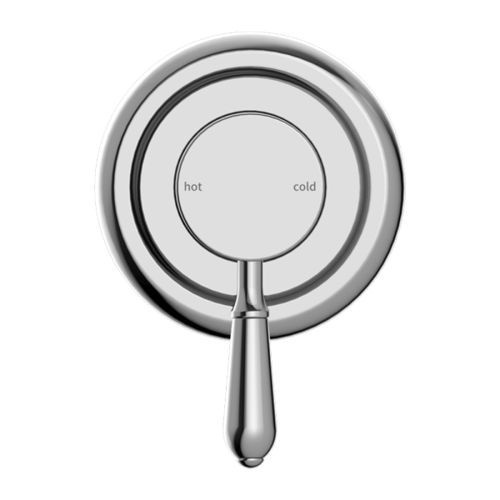 وجه خلاط شاور خط واحد اللون كروم مع القلب المدفون...