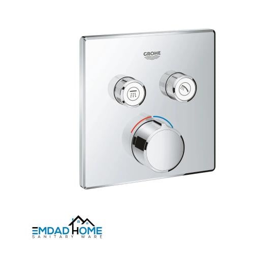 وجه خلاط مربع خطين سيلكت التحكم جروهي / GROHE