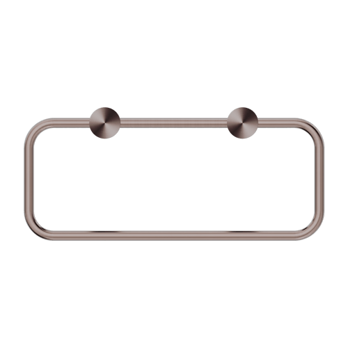 علاقة مناشف مستطيل اللون البرونزي المصقول نيرو / N...