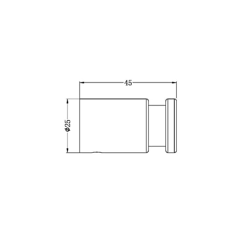 علاقة برنص حمام اللون الاسود المطفي نيرو / Nero