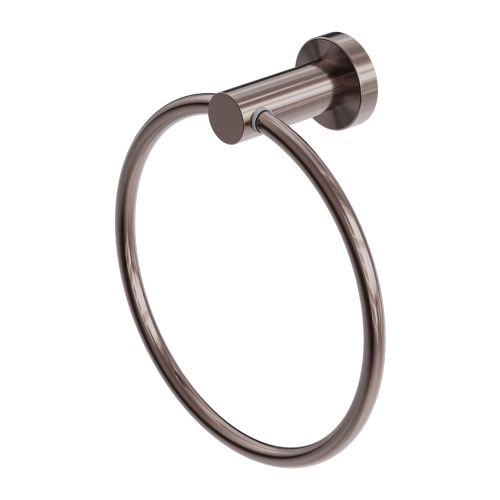 علاقة مناشف دائرية اللون البرونزي المصقول نيرو / N...