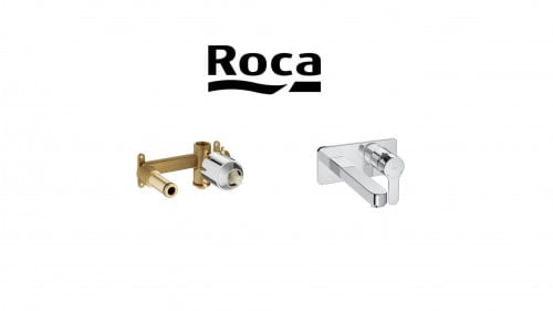خلاط مغسلة دفن كروم ( قلب + وجه ) L20 روكا / ROCA