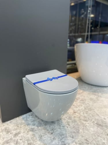 كرسي معلق دائري رمادي مطفيء تيفاني / Tiffany