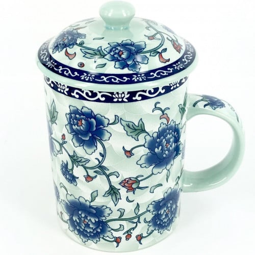 كوب شاي متعدد الاستخدام بمصفاة سعة الكوب 500 ملل