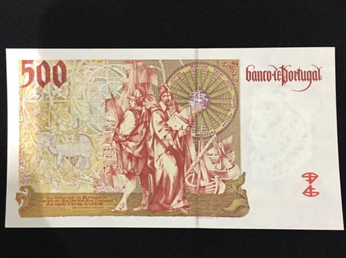 البرتغال فئة 500 إسكودو أنسر إصدار التسعينات