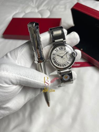 طقم كارتير بالون ساعة وقلم