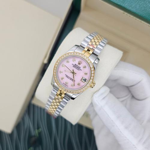 ساعة رولكس نسائي فصوص