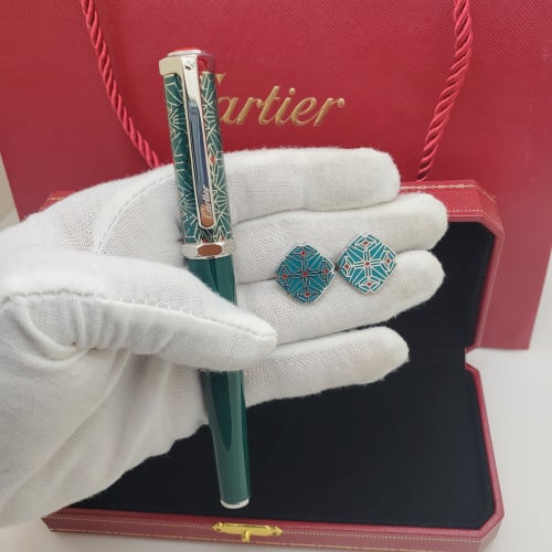 قلم كارتير سانتوس دومو غطاء مع كبك