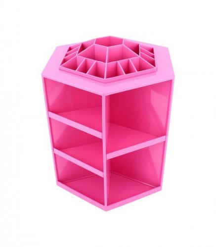 منظم مستحضرات تجميل دوار زهري