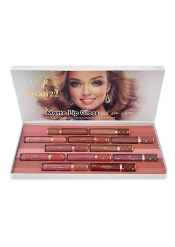 ملمع شفايف مطفي من فرح22 WW344 بيج 6مل × 24 حبة