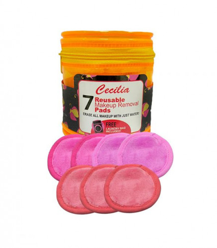 مناشف ازالة المكياج قابلة لاعادة الاستخدام 7 وسادا...