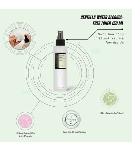 تونر السنتيلا المائي الخالي من الكحول من كوسركس -...