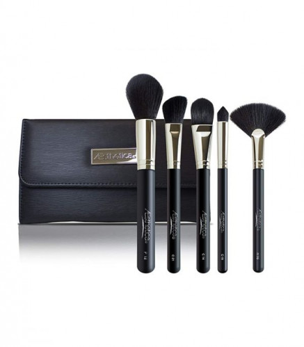 حقيبة فرشات مكونة من 5 فرشات من ايسثيتيكا اسود