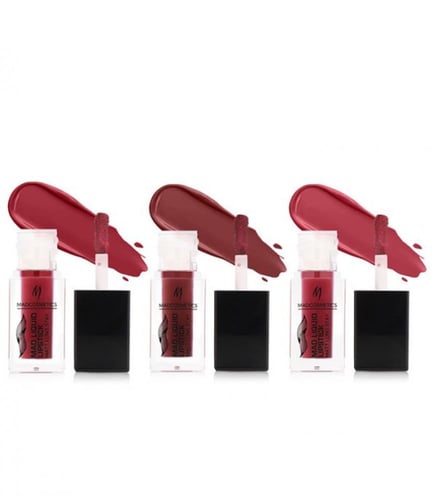 مجموعة ماد احمر شفاه سائل جلام ميني من ماد كوزمتيك...