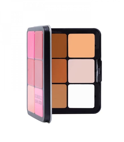 مجموعة احمر خدود و كونتور محدد وجه كريمي من فلورتش...