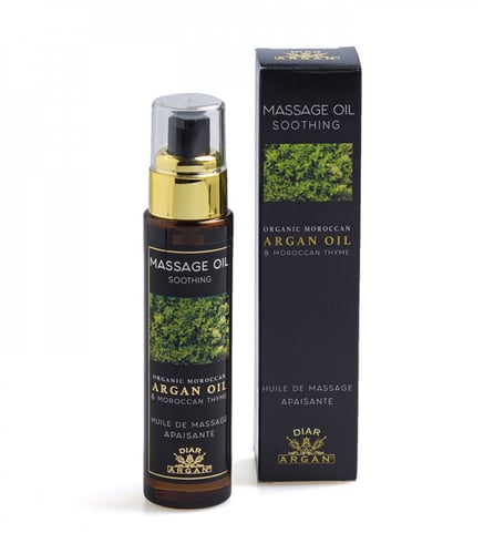 زيت مساج للجسم لتهدئة البشرة بخلاصة زيت الارجان وا...