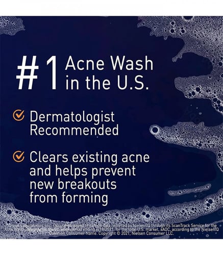 غسول رغوي لحب الشباب بنزويل بيروكسيد 10٪ من بانوكس...