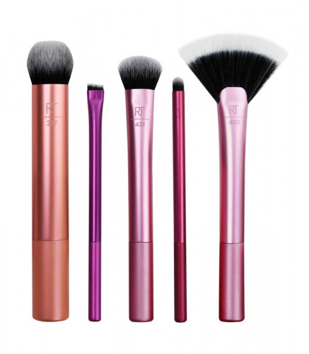 مجموعة فرش المكياج الاساسية من ريل تكنيكس 5 فرش -...