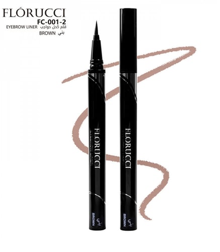 قلم تحديد الحواجب بني من فلورتشي FC-001-2
