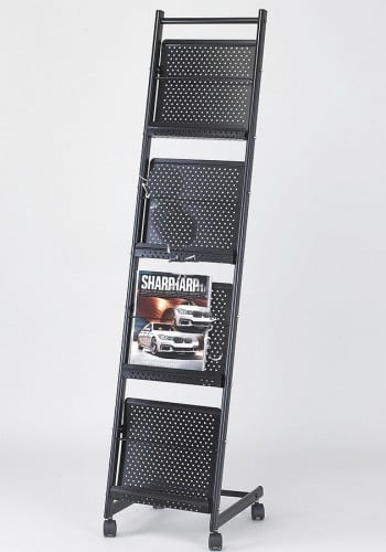 استاند بروشور مائل A4 اللون اسود