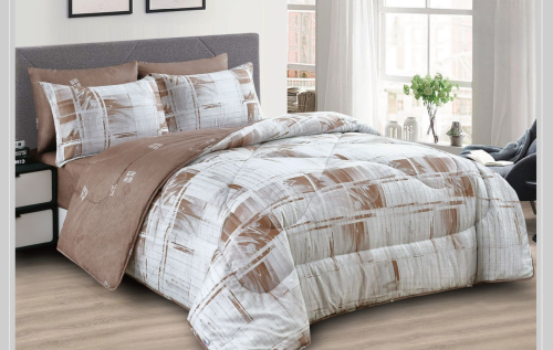 مفرش مايكروفايبر مزخرف- 6 قطع