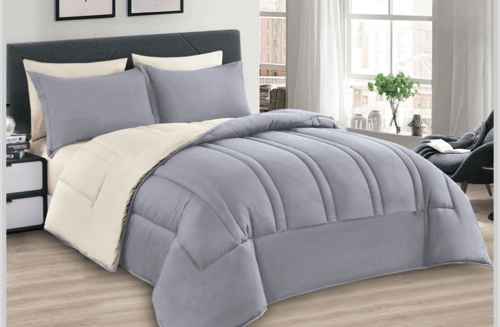 مفرش مايكروفايبر وجهين - 6 قطع