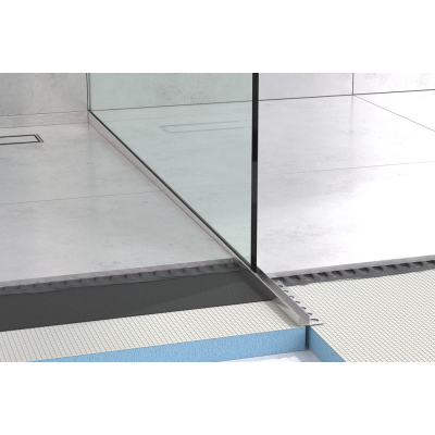 بروفايل زجاج الشور و النعلة المخفية