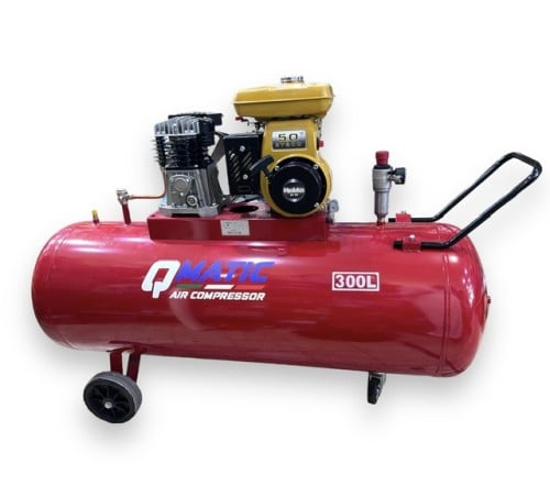 كمبروسر 300 لتر محرك بنزين روبن QMATIC