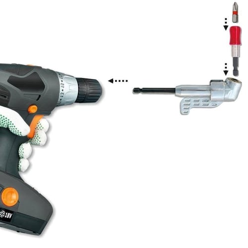 مفك براغي زاوية للدريل طويل