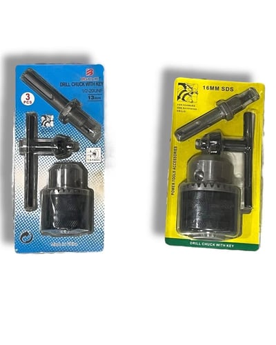 رأس دريل مع تحويلة ومفتاح - مقاسات متعددة