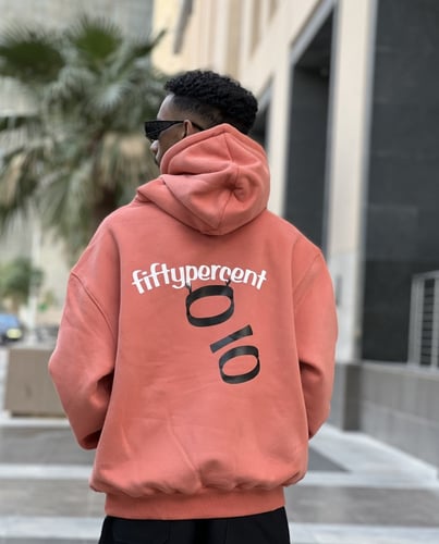 FIFTYPERCENT ORANGE HOODIE