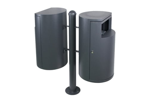 External trash bin