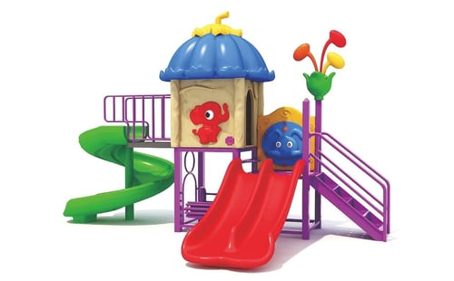 Children's game consisting of a hut and decorative...