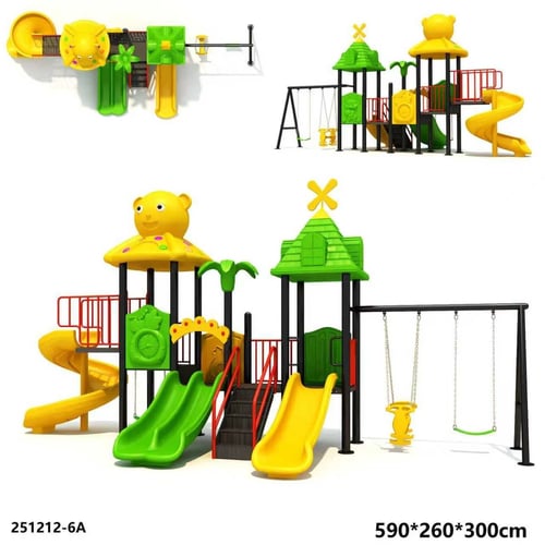 A group game for children consisting of 2 domes an...