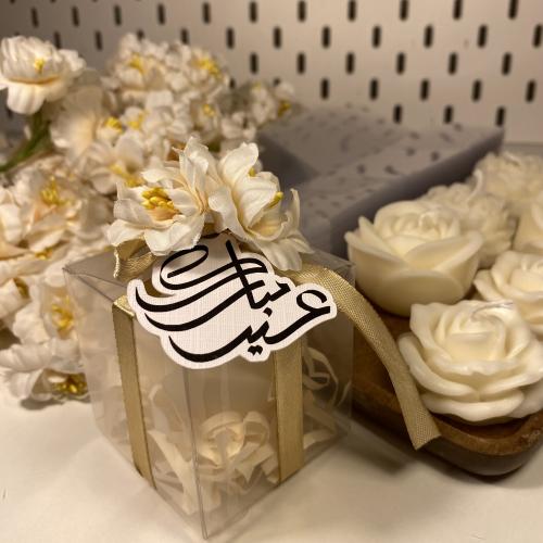 توزيعات شموع ورد الجوري للعيد