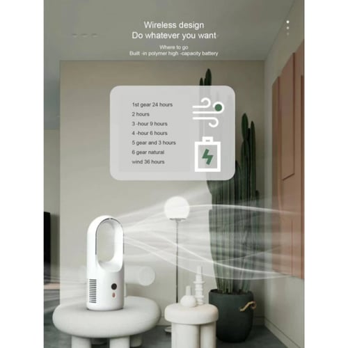 مروحة ذكية تعمل بالبطارية من دي ال سي - 5 واط