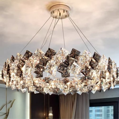 اضاءة سقف معلقة - ثريا علاقي تصميم مودرن