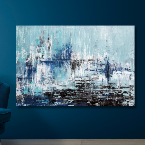 لوحة جدارية فنية مطبوعة تجريدي